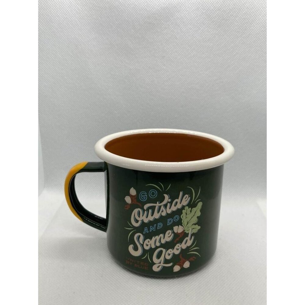 United By Blue “Go outside” Enamelware Mug